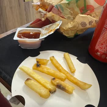 Patates Kızartması Sert Ve Yanmış, Peynirli Burger Alerjiyi Tetikledi