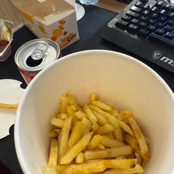 Patates Kızartması Sert Ve Yanmış, Peynirli Burger Alerjiyi Tetikledi