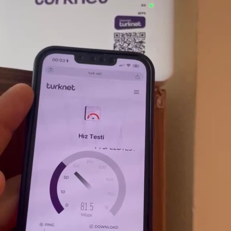 TürkNet Kurulum Sonrası Sürekli Kesinti Ve 70 Mbps Hızıyla 1000 Mbps Paketi
