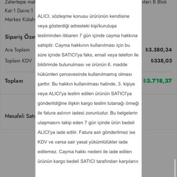 İade Talebim Nakit Olarak İşlenmedi, Hediye Çeki Teklif Edildi