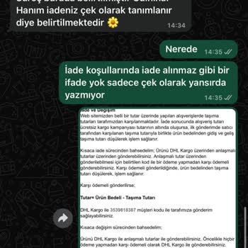 İade Talebim Nakit Olarak İşlenmedi, Hediye Çeki Teklif Edildi