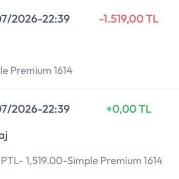 İş Bankası Kartımdan İzin Almadan Tekrarlayan Simple Premium Çekimlerine İade Talebi