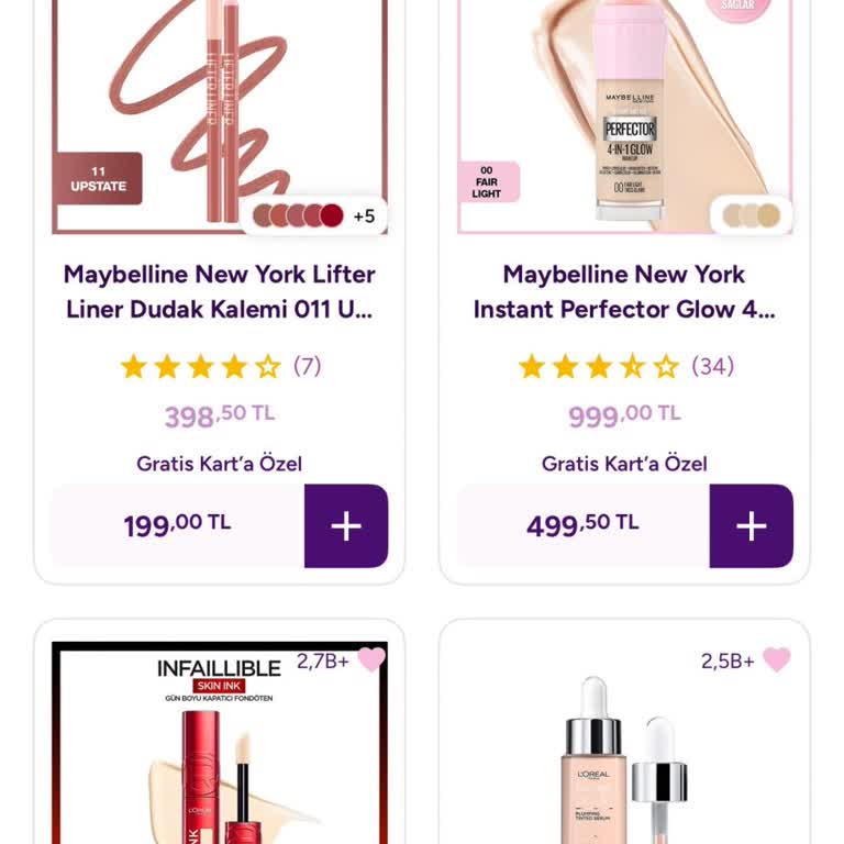 Gratis Kart İndirimleri Sepette Uygulanmıyor