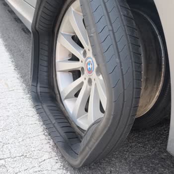 Yarılan Bridgestone Lastiğin Yerine Lassa Revola Takılması Ve Orijinal Lastiğin Atılması