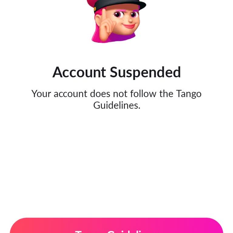 Tango Account Suspension And Withdrawal Issue