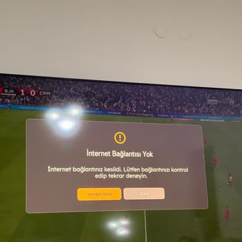 Türk Telekom'da TV Uygulamalarında Sürekli İnternet Yok Uyarısı Ve Hız Düşüklüğü