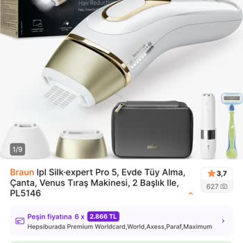 Hepsiburada'da Sahte Ve Arızalı Braun IPL Cihazı İçin Tam Geri Ödeme Talebi