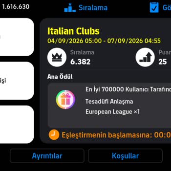 Italian Clubs Etkinliğinde 2 Galibiyetim Sayılmadı, 6 Puan Eksik