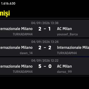 Italian Clubs Etkinliğinde 2 Galibiyetim Sayılmadı, 6 Puan Eksik