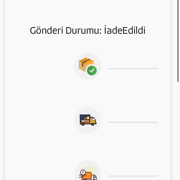 Baza Ve Başlık Yanlış Teslim Edildi, İade Takibi Yok