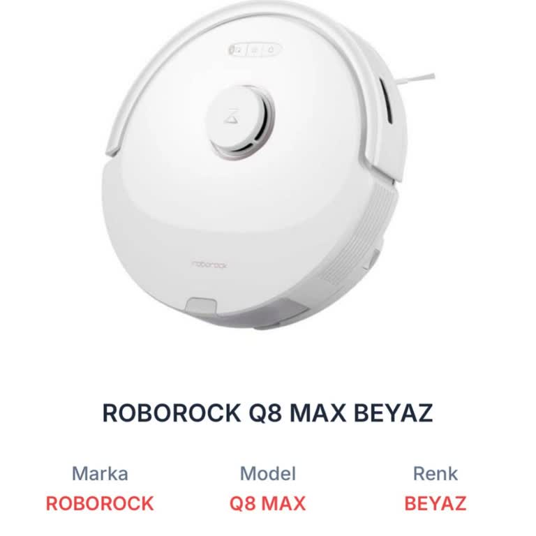 Roborock Q8 Max Su Verme Arızası İçin Haksız Servis Ücreti Ve Yetki İddiası