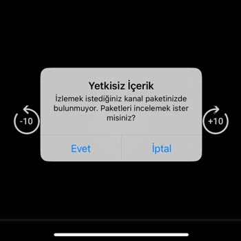 Ödenen Her Şey Dahil Pakete Erişilemiyor Yetkisiz İçerik Hatası