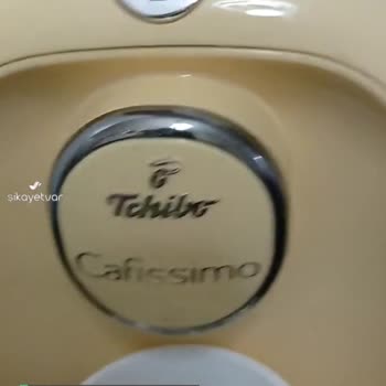 Tchibo Makinem Çalışıyor, Su Vermiyor!