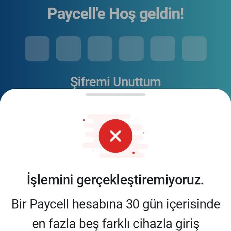 5 Cihaz Sınırı Nedeniyle 30 Günlük Giriş Engeli Ve Finansal İşlemlere Erişim Sorunu