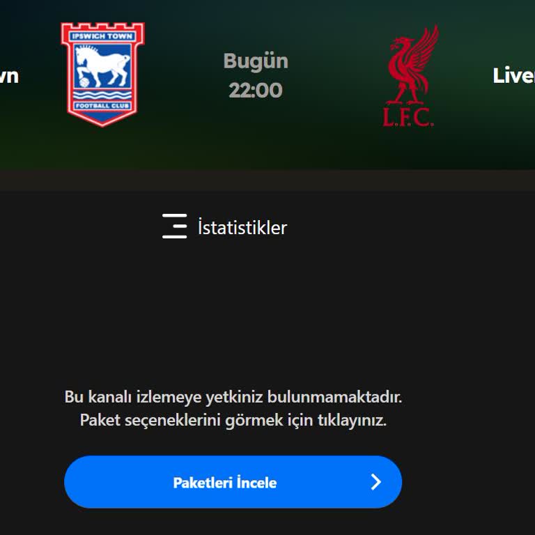 Süper Dolu Paketi İçin Premier Lig Maçlarını İzleyemiyorum