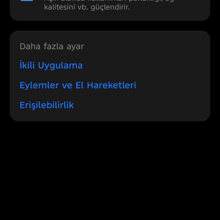 Tekno Spark 40 5G Telefonumda Eksik Yazılım Özellikleri