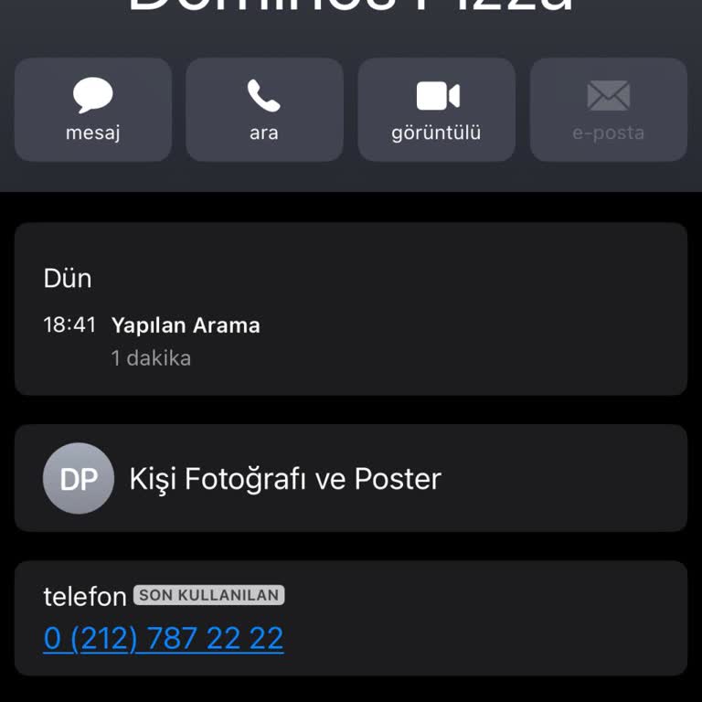 Domino's Pizza Çatalca Şubesinde Saygısız Telefon Ve Mağaza Davranışı