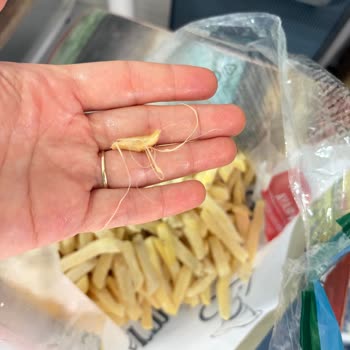 Tukaş Dondurulmuş Patates Kızartmasında Yabancı Maddeler Ve Hijyen Sorunu