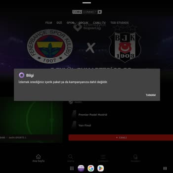 Bein Connect Paketi İçeriğine Erişememe Ve Maç İçin Fahiş Ücret Talebi