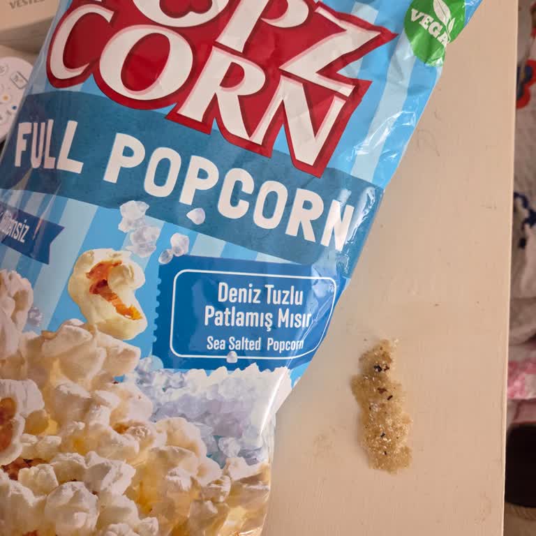 Topz Corn Patlamış Mısırda Yabancı Nesne Tespit Edildi