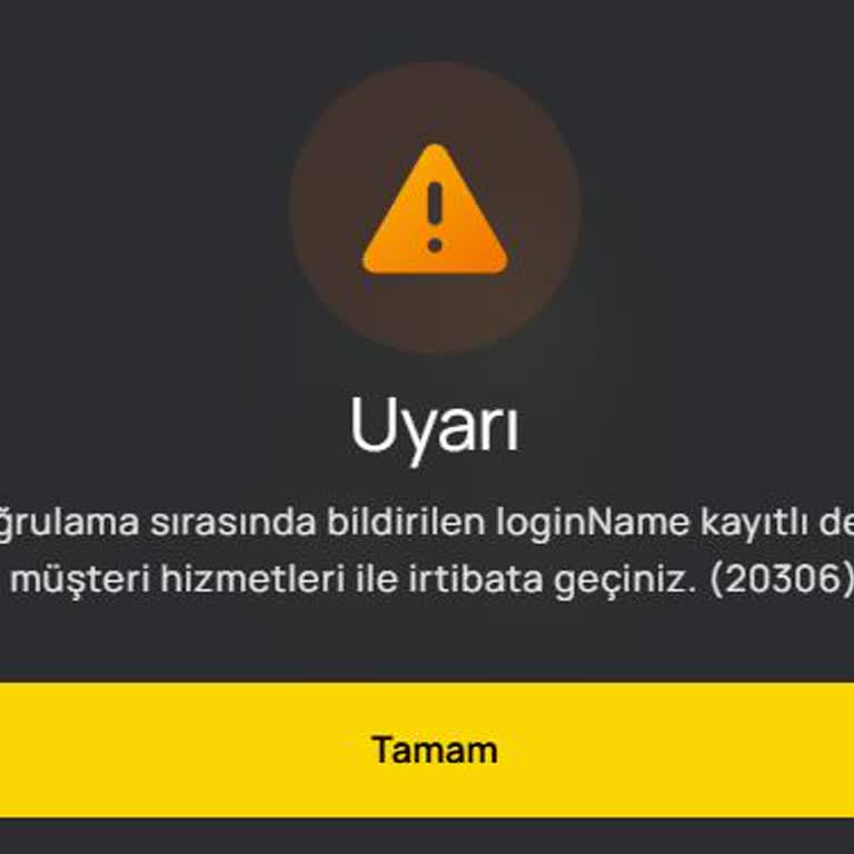 Yeni Satın Alınan TV+ Hesabım Giriş Hatası Nedeniyle Aktif Değil