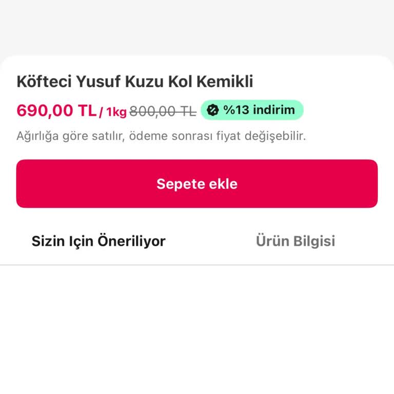 Gönderilen Kuzu Kol Görseldekiyle Uyuşmadığı Nedeniyle İade Talebim Reddedildi