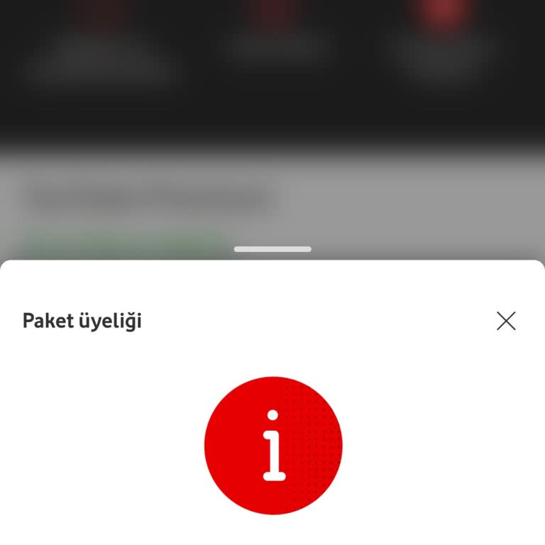 Vodafone Red YouTube Premium Kampanya Hakkım Erken Kesildi, Sistem Engeli