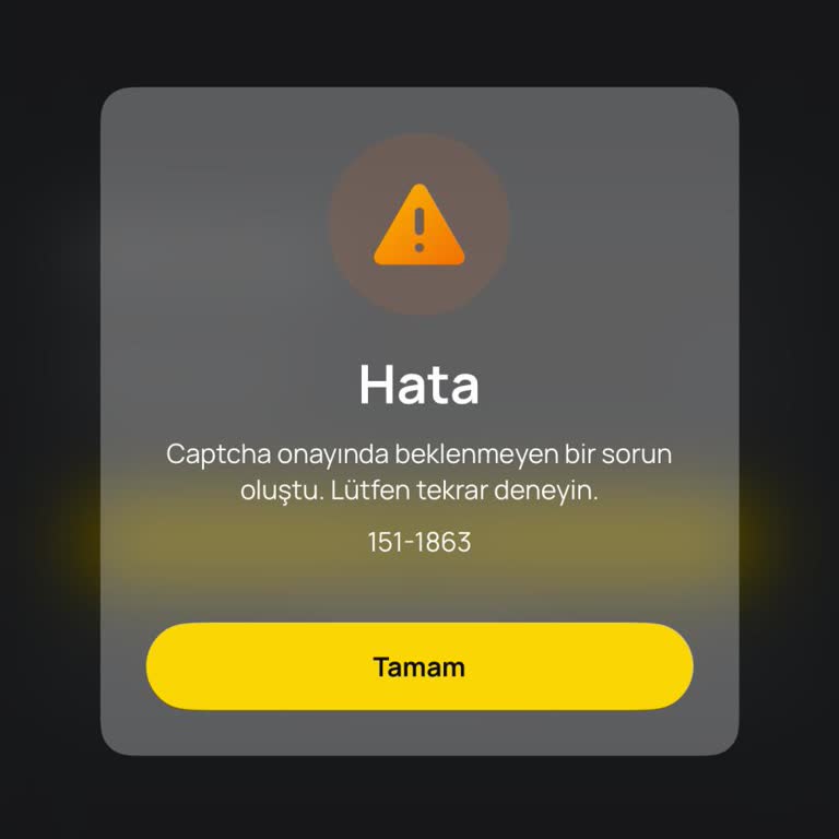 Turkcell TV+ Girişinde Tekrarlayan Captcha Hatası 151-1863