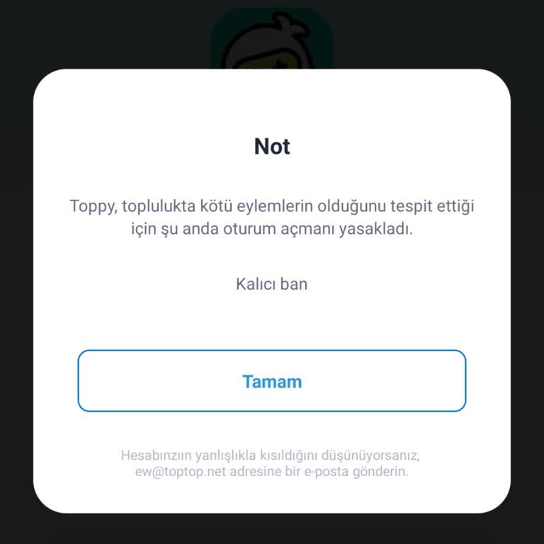 Uyarı Alınmadan Verilen Haksız Cihaz Banı
