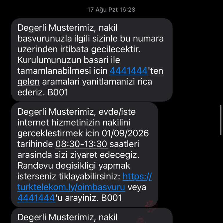 Fiber İnternet Nakilinde Uzun Gecikme Ve Servis Gelmemesi