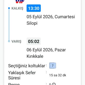 İlan Edilmeyen Ankara Rotası Ve 2,5 Saat Gecikme Nedeniyle Mağduriyet
