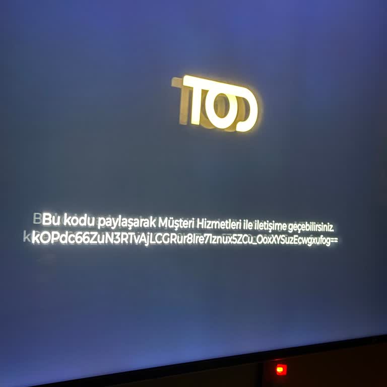 Tod TV Uygulamasında Maç İzleyememe Ve Müşteri Hizmetleri Erişilemezliği