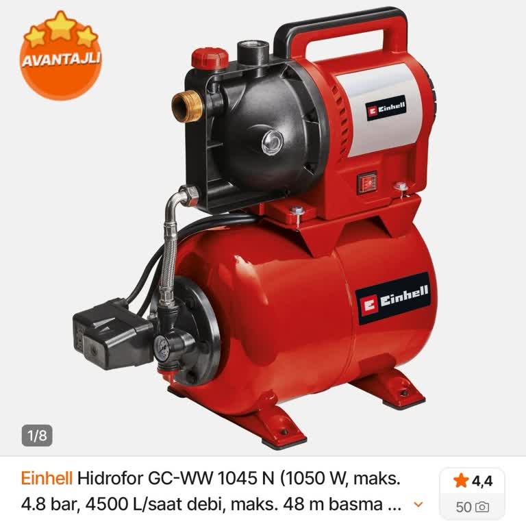 Einhell Hidroforu Kısa Sürede Çatladı, Hepsiburada’dan Geri Dönüş Yok