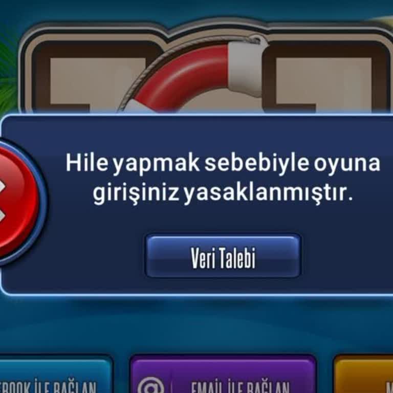 Hile İddiası Nedeniyle Yanlış Yasak Ve Çiplerimin İadesi