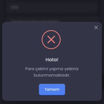 Ödeme Talebim Red Edildi Ve Para Çekme Yetkim Kısıtlandı
