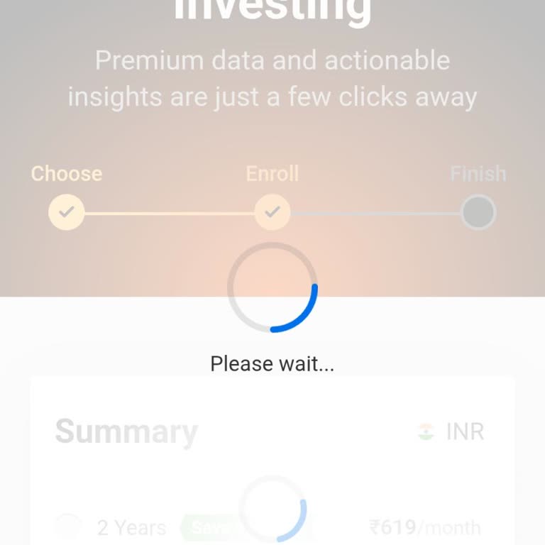 Investing.com ₹6,925 Payment Successful but Subscription Not Showing