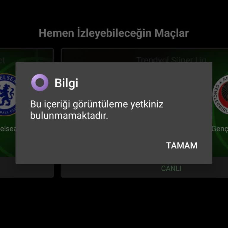 Ödediğim Maç Yayınlarına Erişim Engellendi, Destek Yetersiz