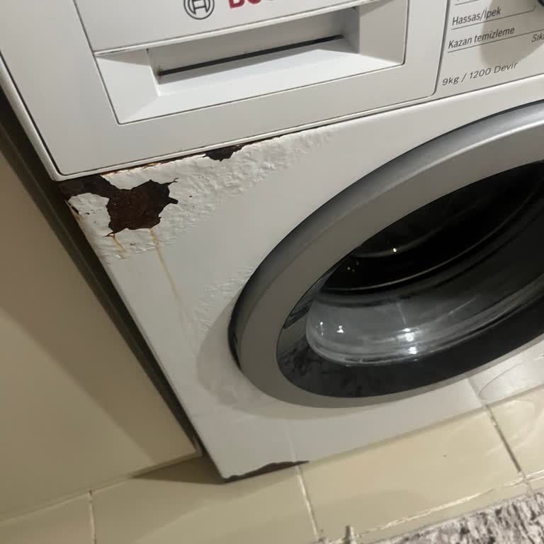 Bosch Serie 6 Çamaşır Makinesinde Erken Paslanma Ve Ücretsiz Panel Değişimi Talebi
