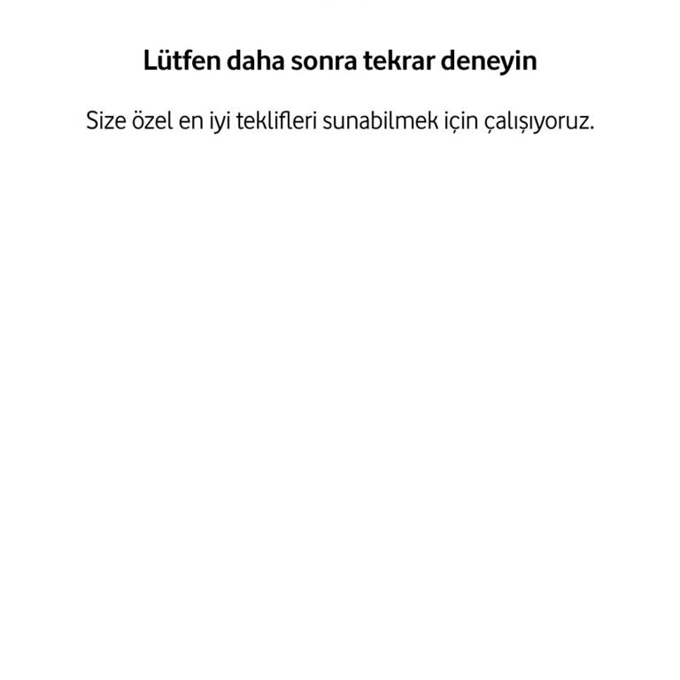 Uygulama Hatası Nedeniyle 5G'ye Hazır Tarife Yenilenemiyor