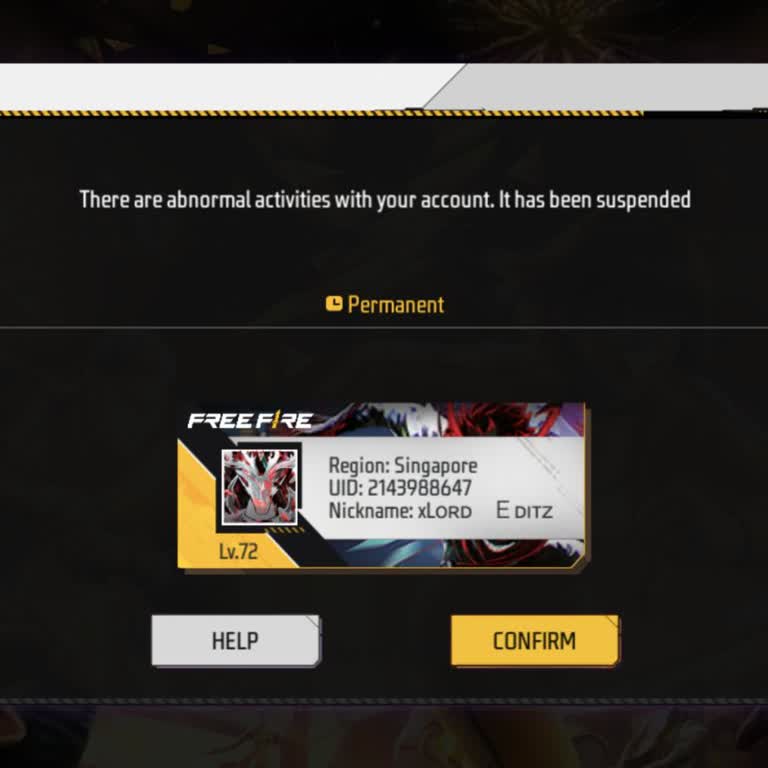 Free Fire Ban Appeal After Account Hack – UID 2143988647