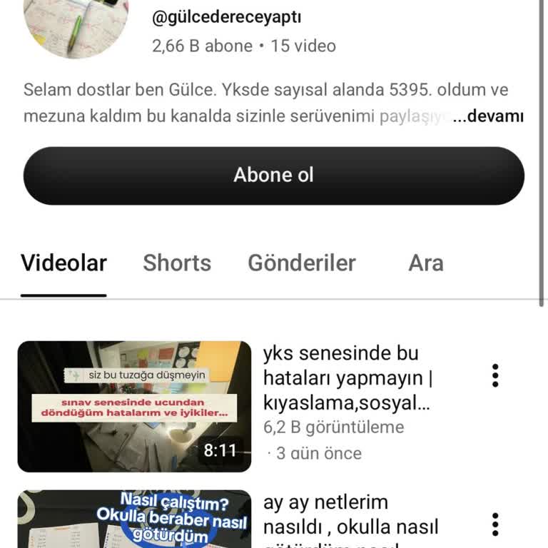 YouTube Kanalındaki Sahte YKS Derecesi Ve Aldatıcı Koçluk İçerikleri