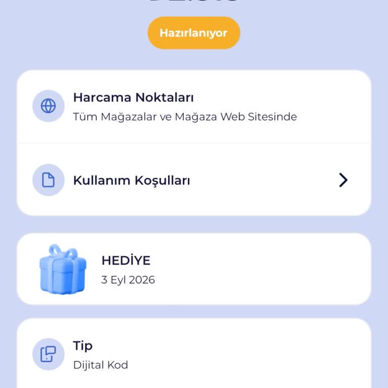 Multinet Hediye Kodu Hazırlanıyor’da Takılı, Çözüm Ve İade Talebi