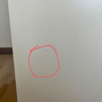 Arka Plaka Ve Yan Yüzeydeki Deliklerden Dolayı Defolu Parça Değişimi İsteği