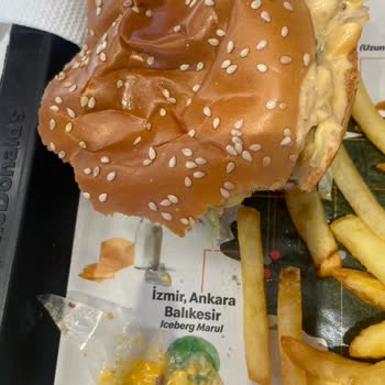 McDonald’s Şubesinde Hijyen Sorunu Ve Ücret İadesi Talebi