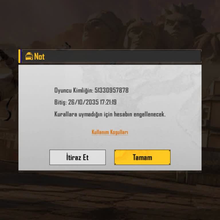 Garantili PUBG Mobile Hesapları Ban Ve Güvenlik Riskiyle Kullanılamaz