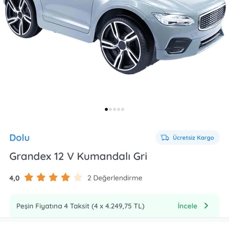 Ebebek Mağazasında Akülü Araba Fiyatı 10.000 TL’ye Yakın Şaşırtıyor