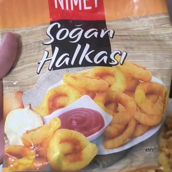 Nimet Gıda Soğan Halkası Olmayıp Da Soğan Halkası Yazan Ürün