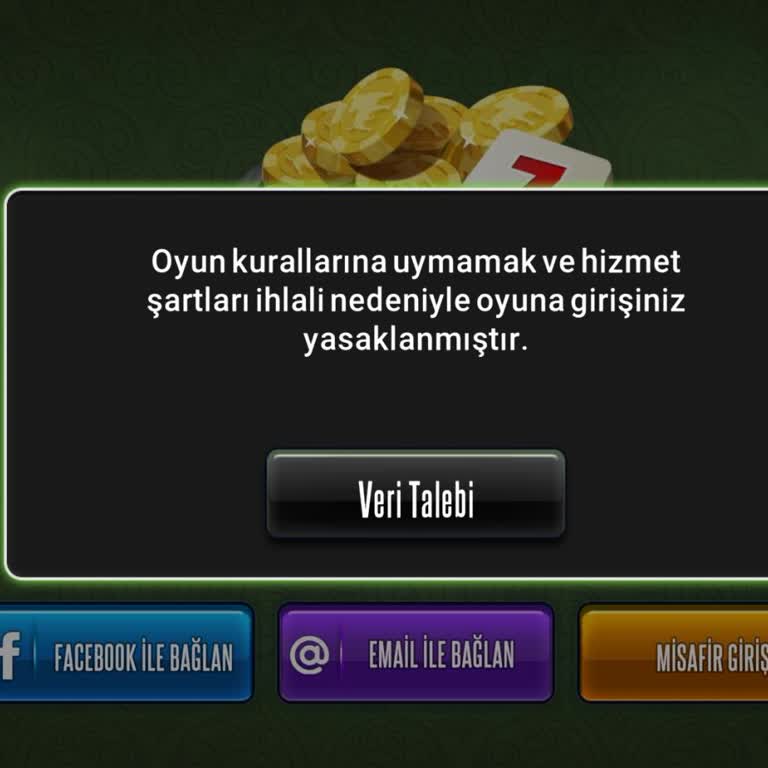 Çanak Okey Plus Hesabım Haksız Yere Yasaklandı