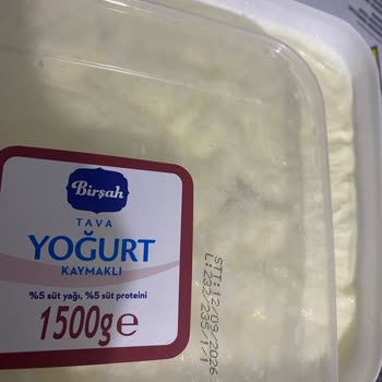 Tarihi Geçmemiş Bozuk Kaymaklı Tava Yoğurdu