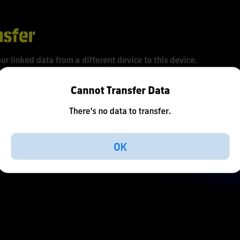 eFootball “No Data Transfer” Error: Account Access Problem